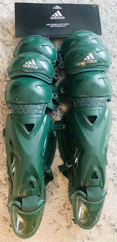 Green New Adidas Pro Series Catcher's Leg Guard