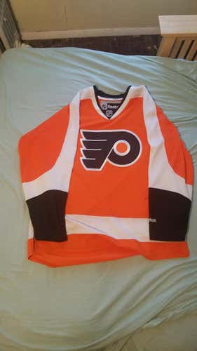 Orange Flyers Used Men's Adult XL Reebok Jersey - blank