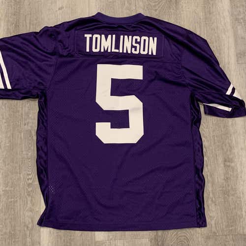 Vintage ‘97 Authentic TCU Horned Frogs LaDainian Tomlinson #5 Purple Nike Jersey