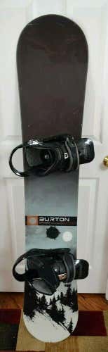 BURTON CRUZER SNOWBOARD SIZE 160 CM WITH BURTON LARGE BINDINGS