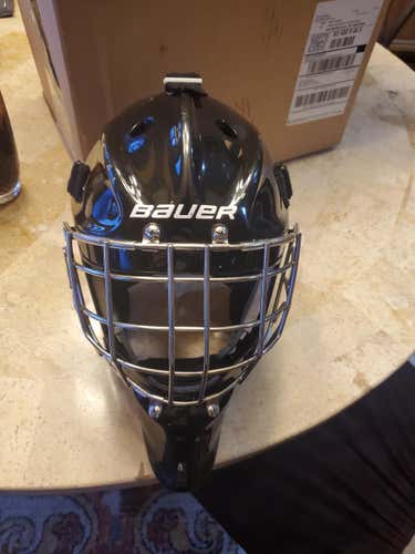 Black Used Senior Bauer 950X Goalie Mask Sm/Md