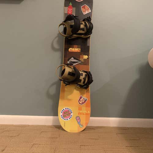 Unisex  Burton Custom X With Bindings Medium Flex True Twin Snowboard