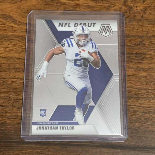 Jonathan Taylor Indianapolis Colts 2020 Panini Mosaic NFL Debut Rookie Card #276