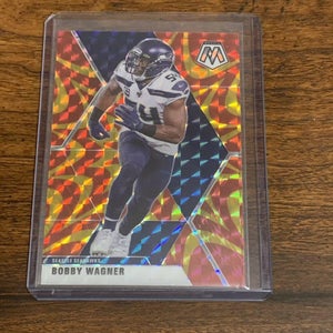 Bobby Wagner Seattle Seahawks Mosaic Gold Reactive Prizm Base Card #186