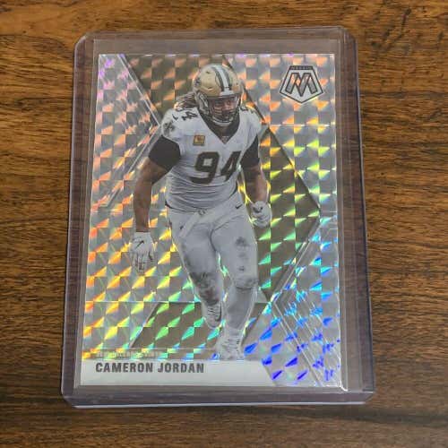 Cameron Jordan New Orleans Saints NFL Mosaic Prizm Silver Base Card #147