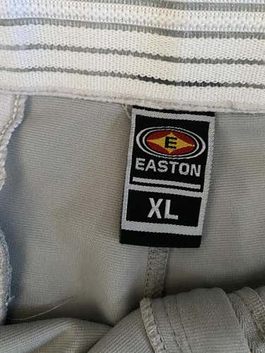 Easton Adult Unisex Baseball Pant belt-able Gray Grey Size XXL 2XL  *No Trade*