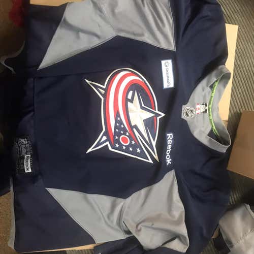 Blue Adult Goalie Cut Reebok Pro Stock Jersey