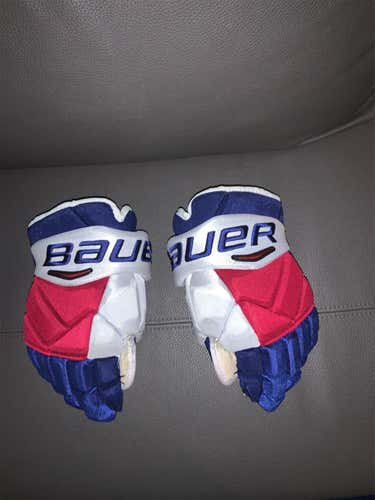 NHL NYR FAST Bauer Vapor 1X Pro 14" Pro Stock Gloves