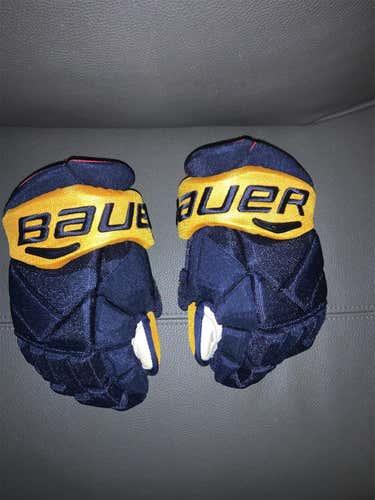 NEW NHL NASHVILLE JARNKROK Bauer Vapor 1X Pro 14" Pro Stock Gloves