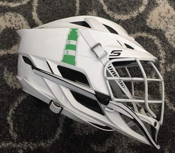 White Used Youth Player's Cascade S Youth Helmet