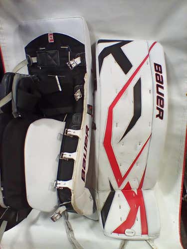 Used Bauer One100 Ice Hockey Goalie Leg Pads