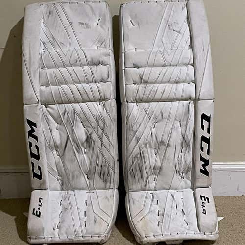 CCM Extreme Flex 4.9 32+1 All White Goalie Pads