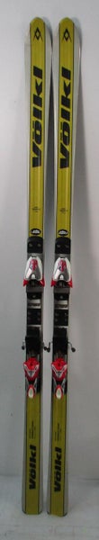 Used Volkl SG 193 cm Race Skis With Marker Comp 18 Bindings (SY460)
