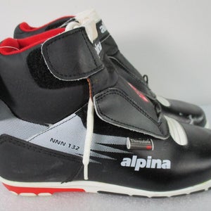 New Alpina NNN 132 Cross Country Ski Boots Size 4 (SY462)