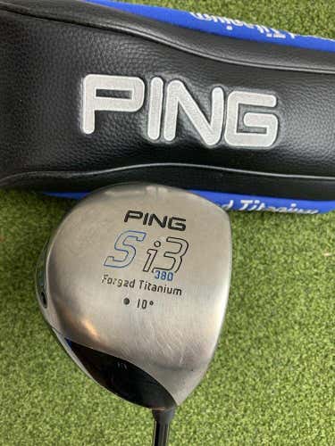 Ping Driver Si3 380cc 10* Driver, Ping Stiff Flex, RH
