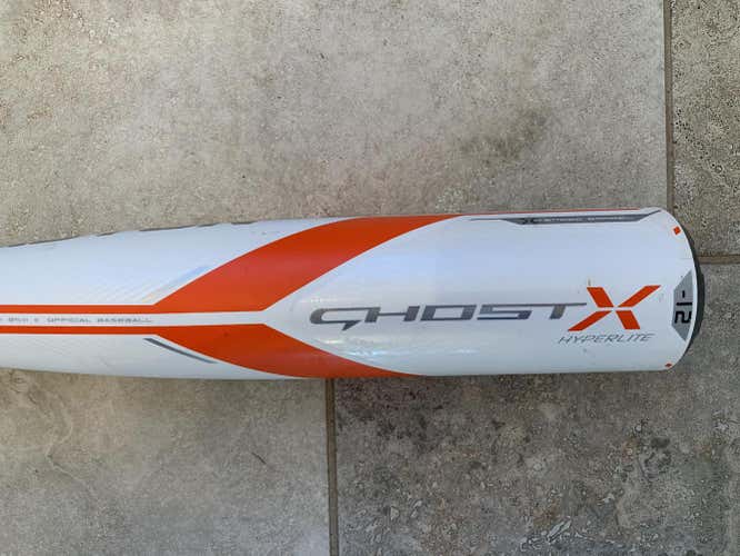 Used Kid Pitch (9YO-13YO) USSSA Certified Easton Alloy Ghost X Hyperlite Bat (-12) 19 oz 31"