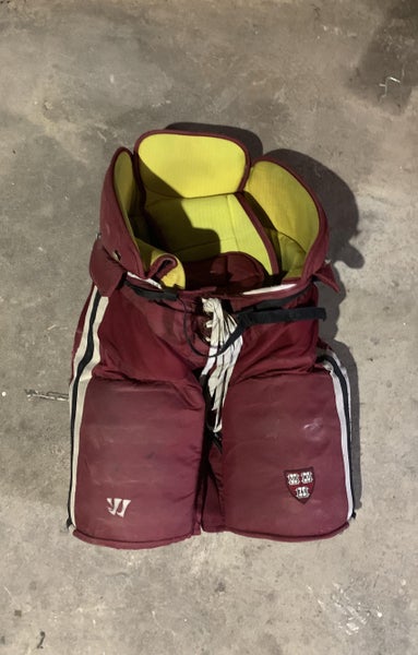 Harvard Crimson Senior Large Warrior Franchise Hockey Pants Pro Stock