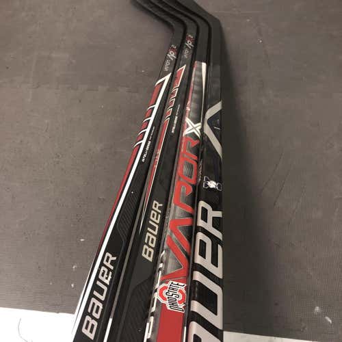 4 Pack Bauer Vapor LH 67 Flex P92 Pro Stock Hockey Sticks