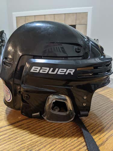 Black Used Medium Bauer 4500 Helmet