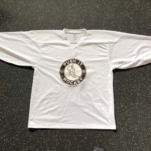 White Adult Medium Kobe Jersey