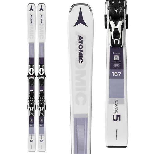 NEW Atomic Savor 5 167 Ski with Bindings (Option 190694126251)