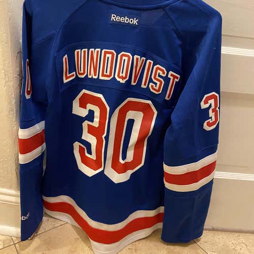 Henrik Lunqvist Jersey Rangers Women’s Medium
