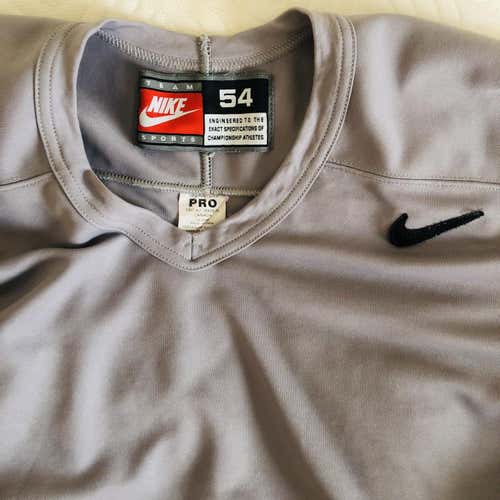 Gray Adult Size 54 Nike Pro Stock Jersey