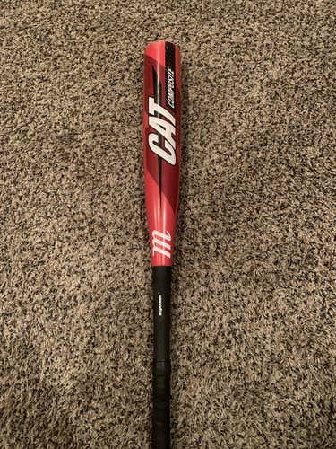 Used Kid Pitch (9YO-13YO) USSSA Certified 2019 Marucci Composite CAT Composite Bat (-5) 25 oz 30"