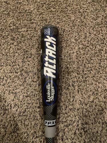 Used Kid Pitch (9YO-13YO) USSSA Certified Louisville Slugger Composite Attack Bat (-10) 20 oz 30"