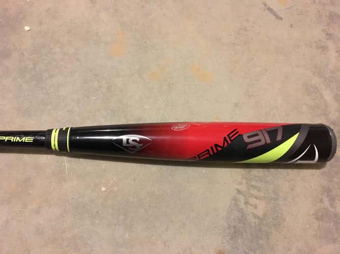 Used High School/College BBCOR Certified Louisville Slugger Composite Prime 917 Bat (-3) 28 oz 31"