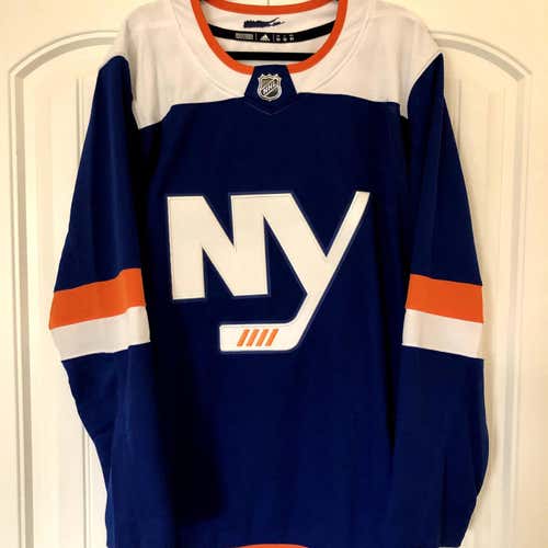 New York Islanders Jersey Blue Adult Size 52 Adidas Pro Stock Jersey