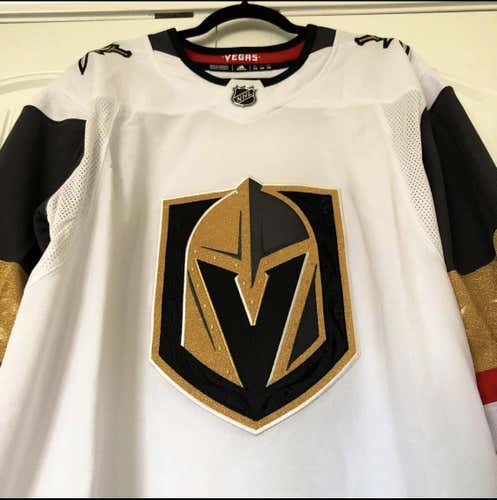 Vegas Golden Knights White Adult Size 50 Adidas Pro Stock Jersey