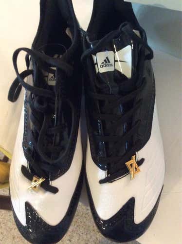 Black Men's Molded Cleats Low Cut Addizero