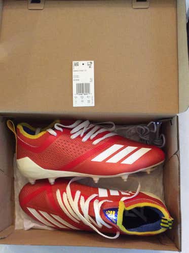 Orange Men's Molded Cleats Low Cut