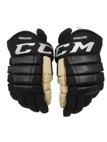 New CCM HG97XP 13" Penguins Pro Stock Gloves