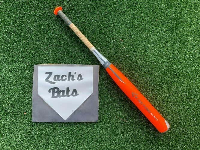 Nice EASTON MAKO XL YB15MKX 30 20 USSSA BASEBALL BAT EUC Orange White 2 1/4