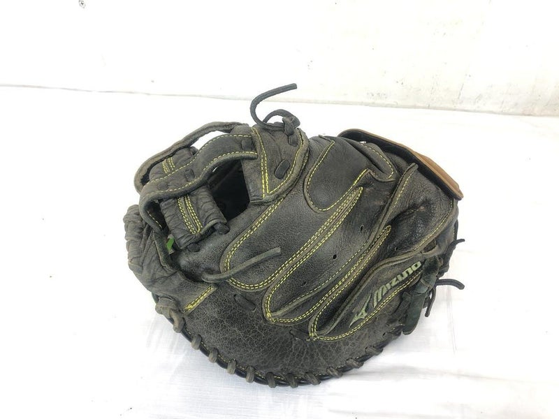 Used Mizuno Supreme Gxs 92d 34" Fastpitch Softball Catchers Mitt Glove