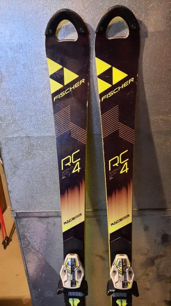 Used Fischer Racing RC4 World Cup SL Skis With Bindings Max Din 11