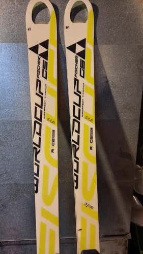 Fischer Racing RC4 World Cup GS Skis With Bindings Max Din 17