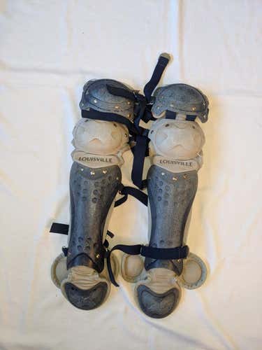 Used Louisville Slugger Pgs514 Yth Catchers Shin Guards