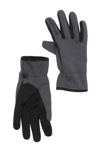 Gray Unisex New Adult Medium Spyder Gloves