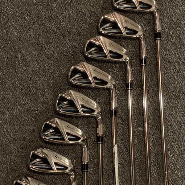 Men's Right Handed SIM Max Regular Flex Steel Shaft Iron Set
