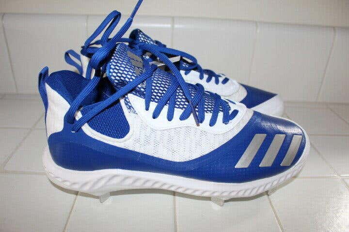 ADIDAS ICON PRO V BOUNCE ICE METAL BASEBALL CLEATS SHOES  SIZE 11 ROYAL BLUE JUDGE BRYANT $120 NEW
