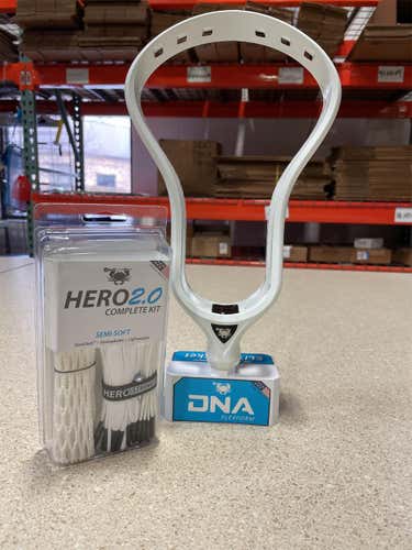 Brand New White Unstrung DNA Head & CK Combo