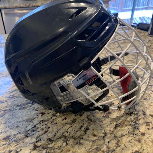 Black Used Small CCM 110 Pro Stock Helmet