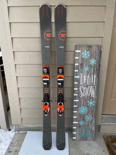 Used Men's 2020 Rossignol All Mountain Experience 88 Skis With Bindings Max Din 15