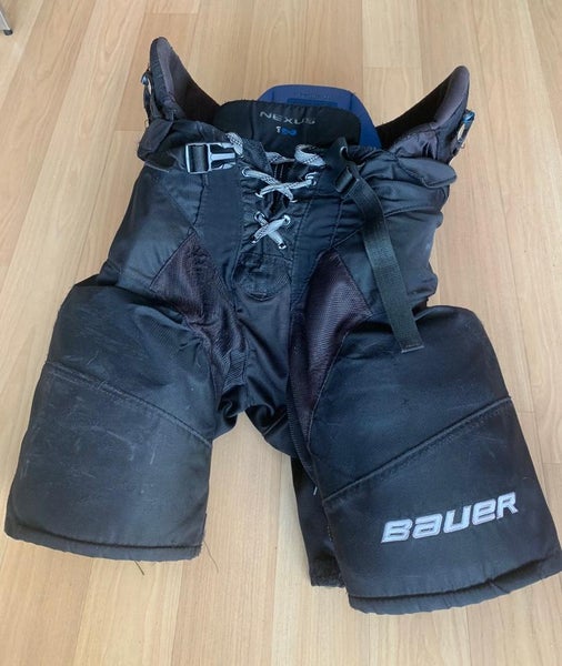 Black Used Junior XL Bauer Nexus 1N Hockey Pants