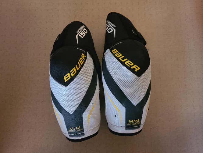 Used Senior Medium Bauer Supreme 150 Elbow Pads