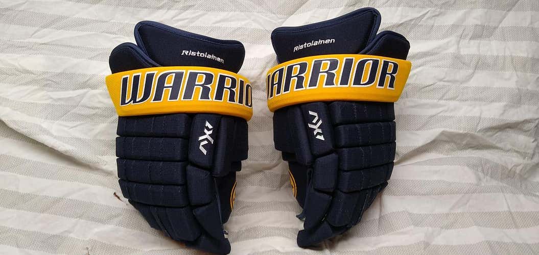 Blue Senior New Warrior Franchise Gloves 14" Pro Stock