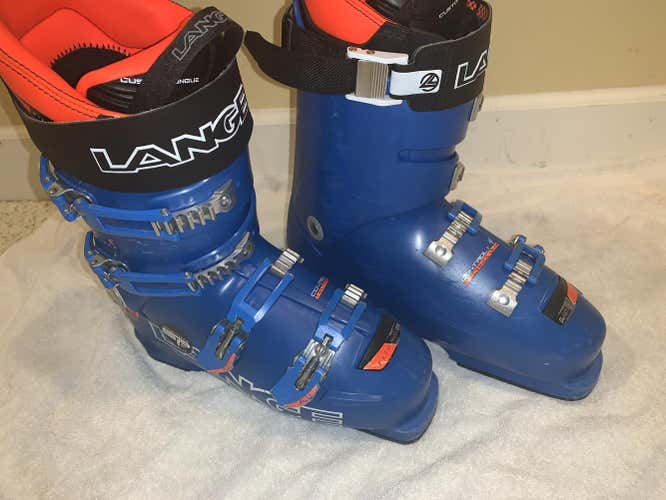 Used Unisex Lange Racing World Cup Ski Boots Medium Flex